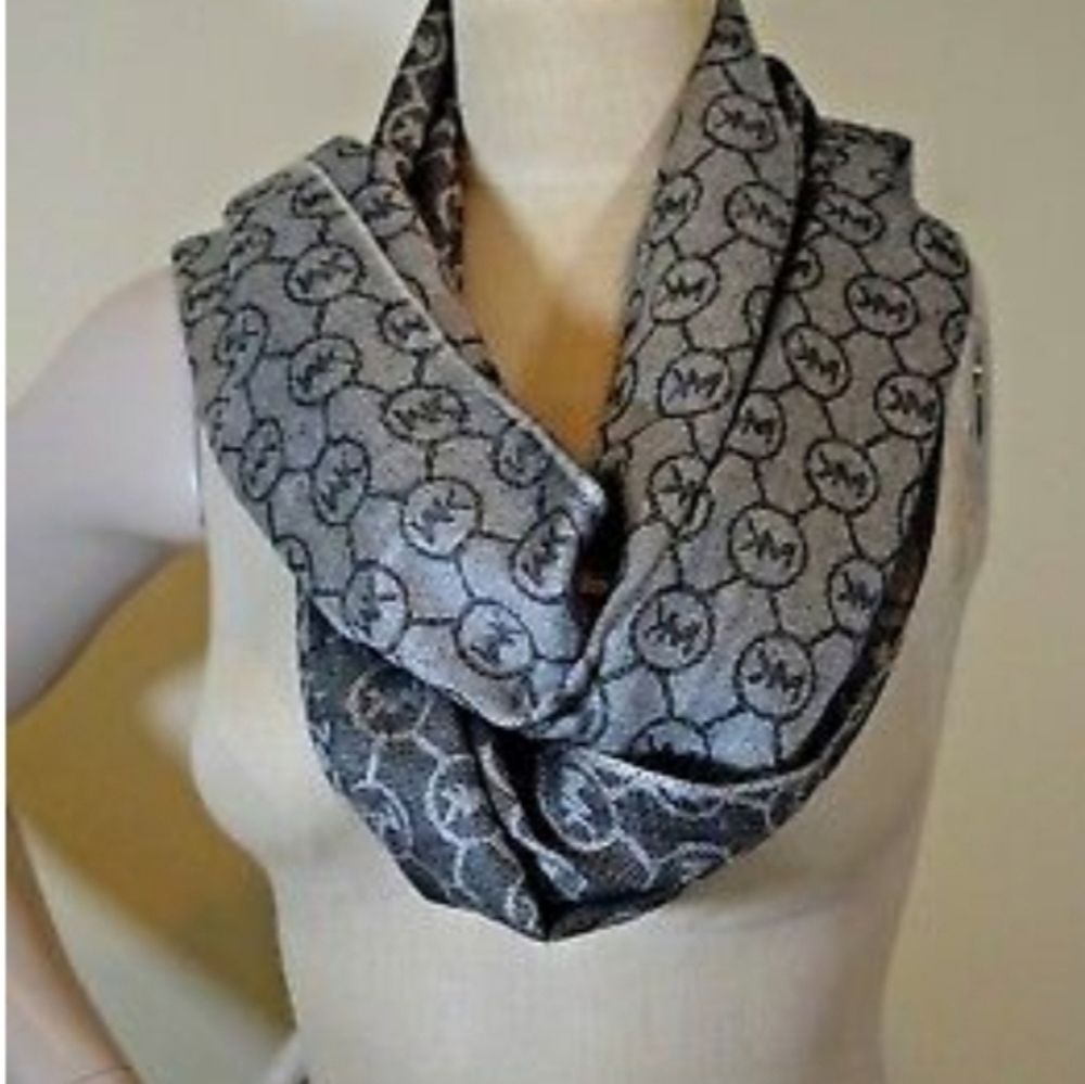 MK Jet Set Logo Jacquard Wrap created for Macy's - Picture 2 of 7